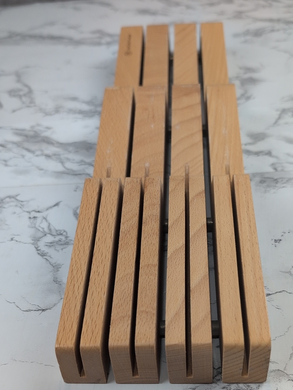 Wüsthof 7-Slot In-Drawer Beechwood Knife Organizer Block